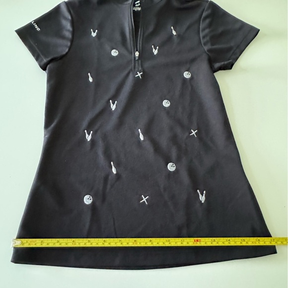 Savalino Angelina Bowling Jersey with Embroidered Details Size S - Picture 8 of 9